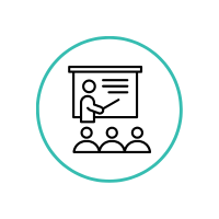Speaking session icon
